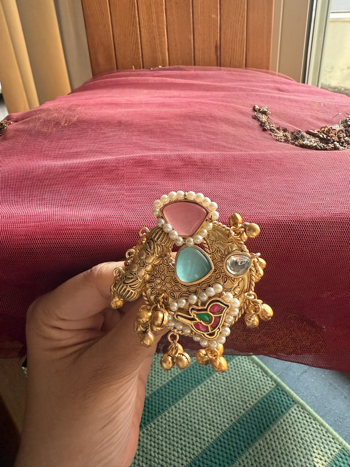 Designer Ghungroo Statement Ring | Adjustable | SHIVKA