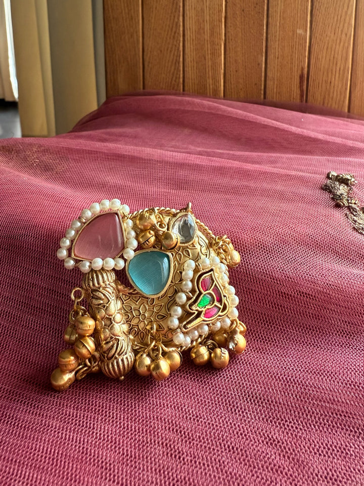 Designer Ghungroo Statement Ring | Adjustable | SHIVKA