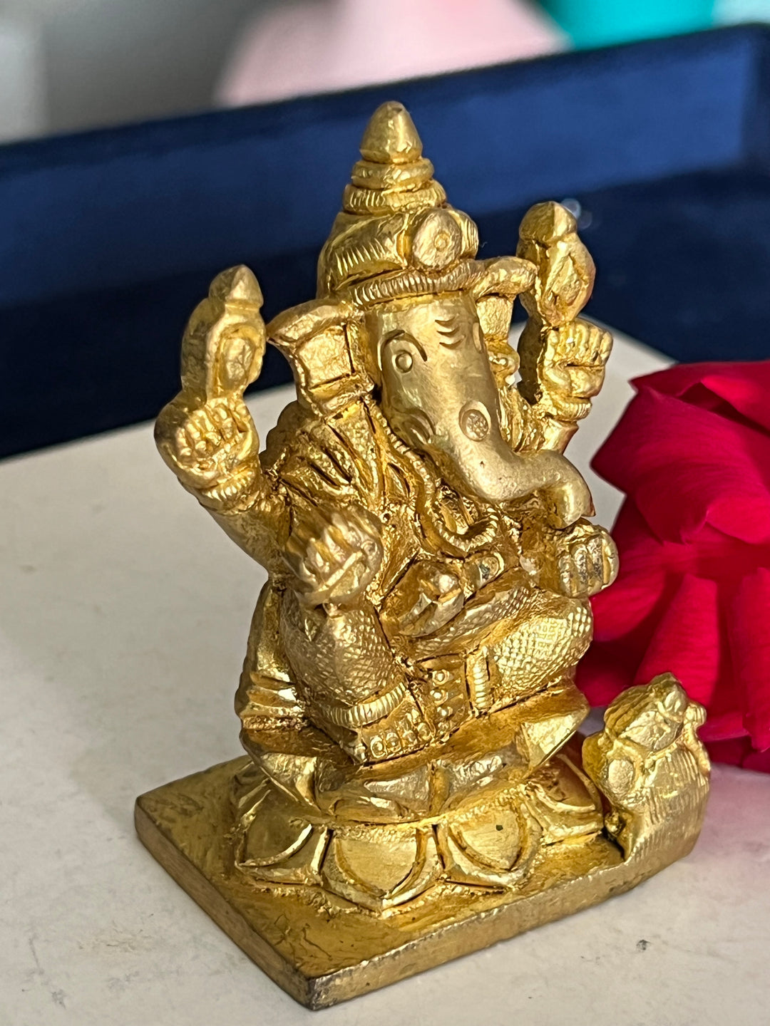 Brass Ganesha Sculpture - Remover of Obstacles and Blessings