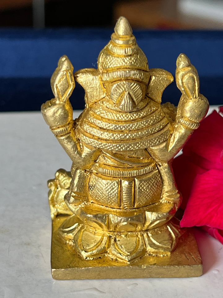 Brass Ganesha Sculpture - Remover of Obstacles and Blessings