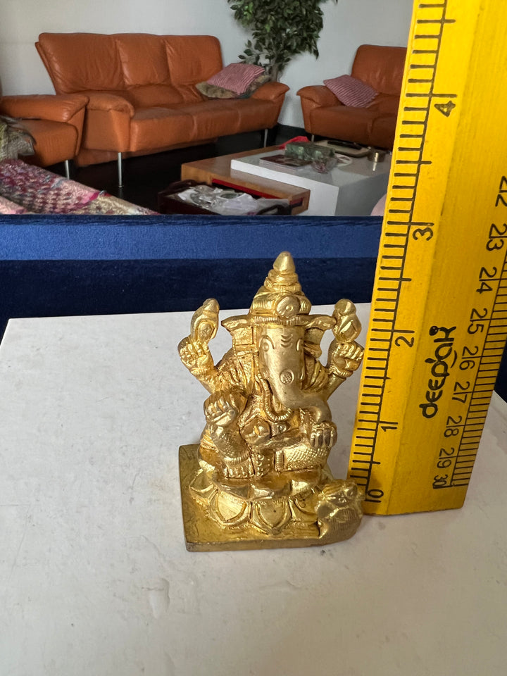 Brass Ganesha Sculpture - Remover of Obstacles and Blessings