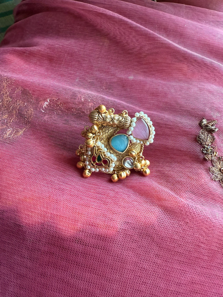 Designer Ghungroo Statement Ring | Adjustable | SHIVKA