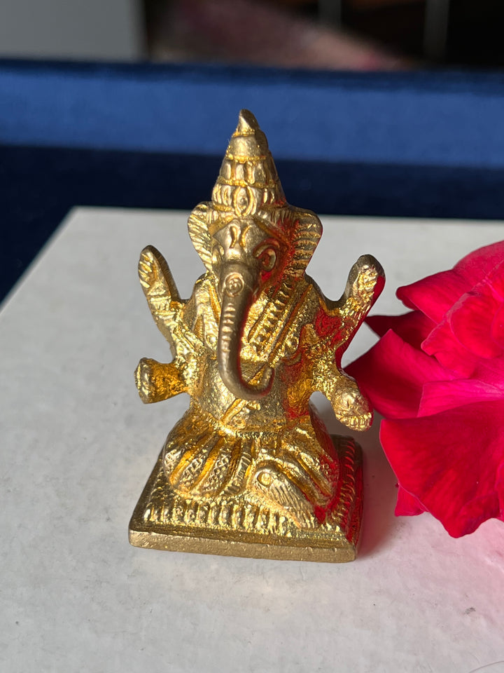 Brass Ganesha Sculpture - Remover of Obstacles and Blessings
