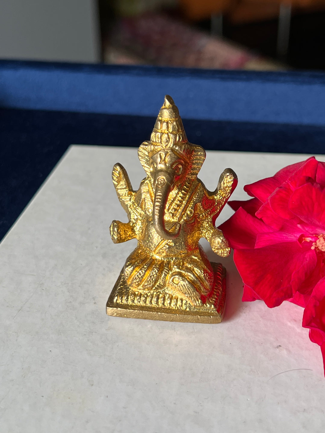 Brass Ganesha Sculpture - Remover of Obstacles and Blessings