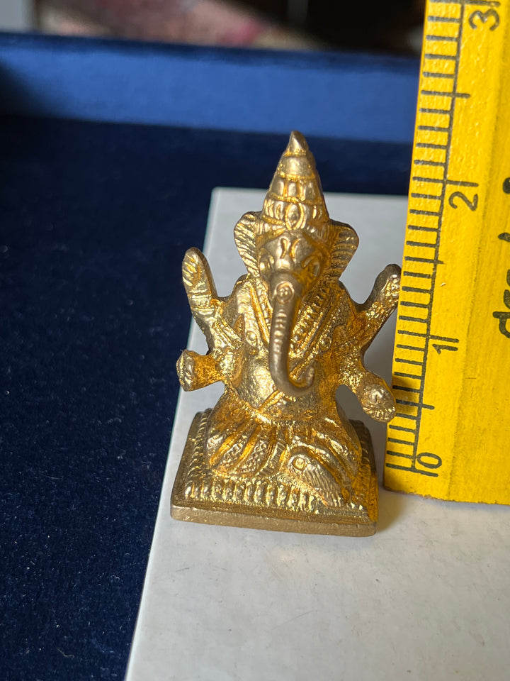 Brass Ganesha Sculpture - Remover of Obstacles and Blessings