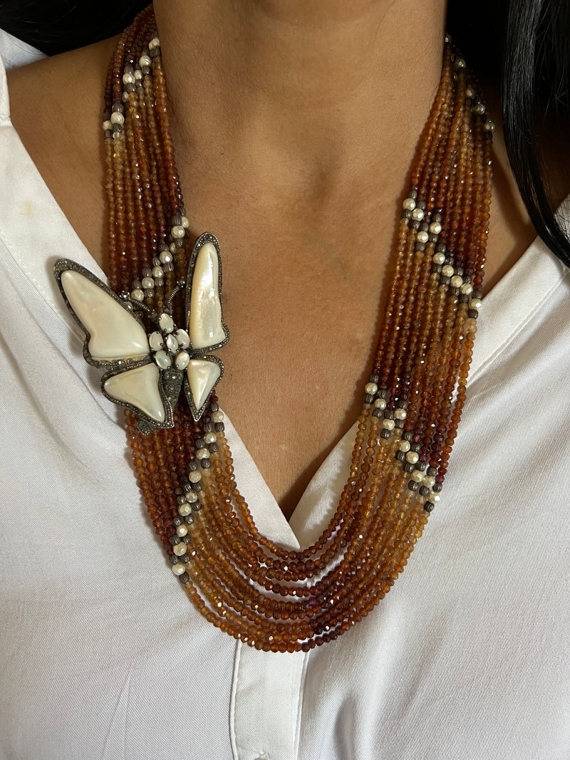 SHIVKA Vintage Pure 925 Silver Necklace