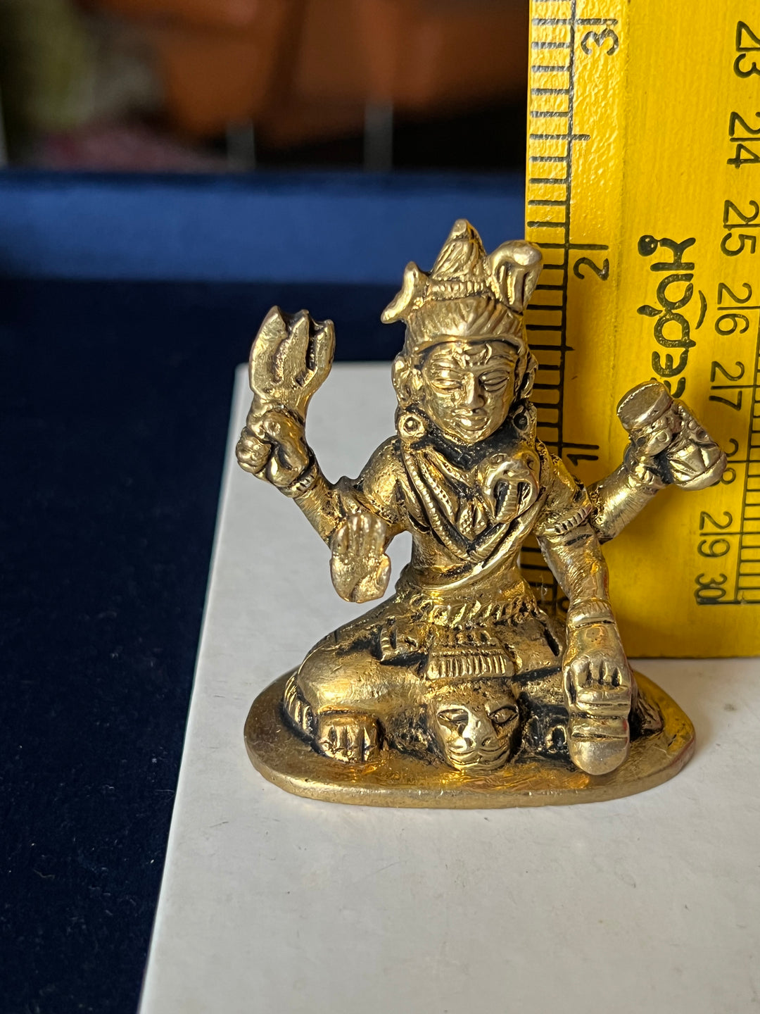 Brass Shiva Sculpture - Tranquility Embodied