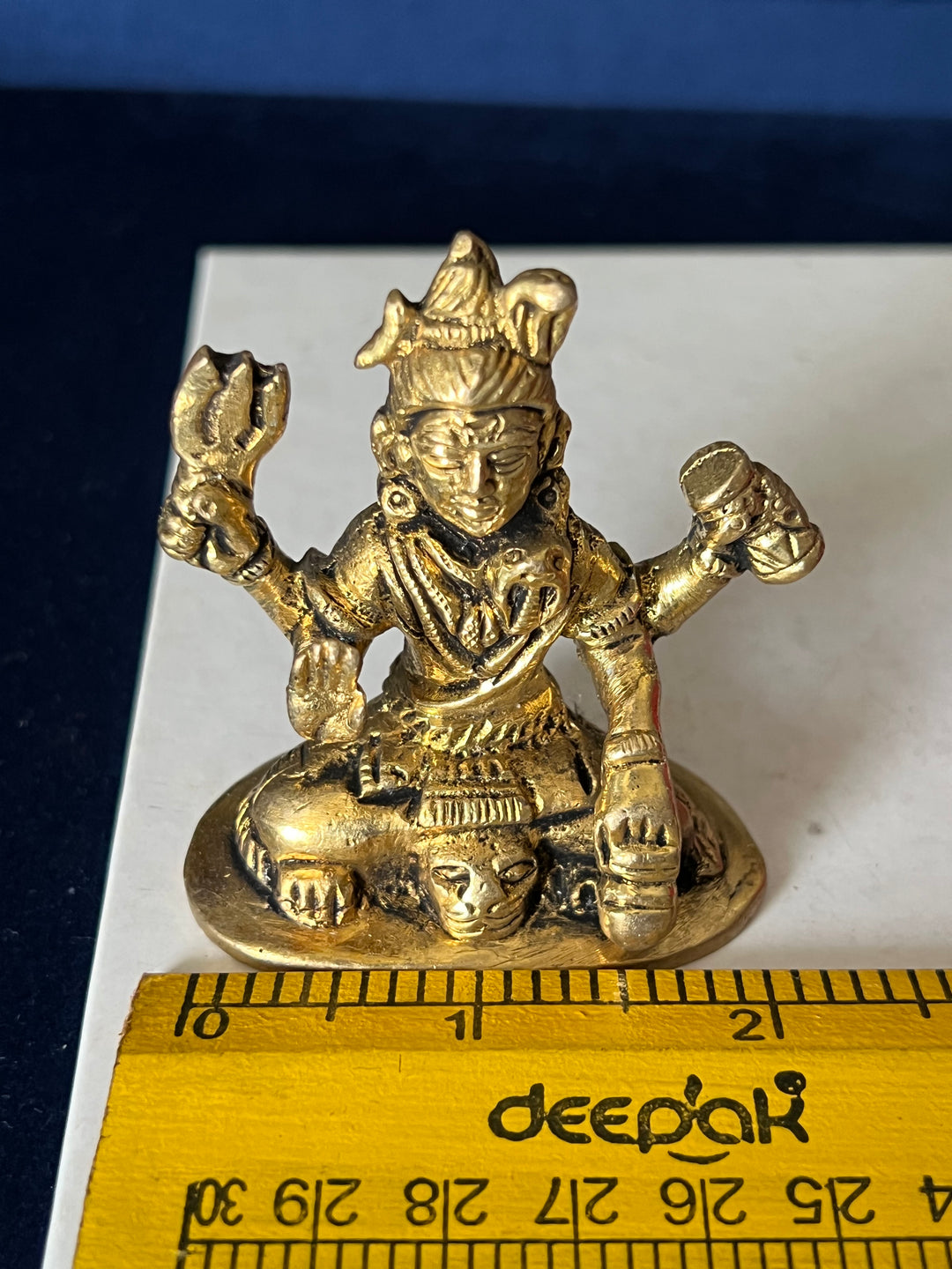 Brass Shiva Sculpture - Tranquility Embodied