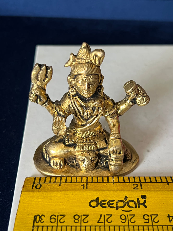 Brass Shiva Sculpture - Tranquility Embodied
