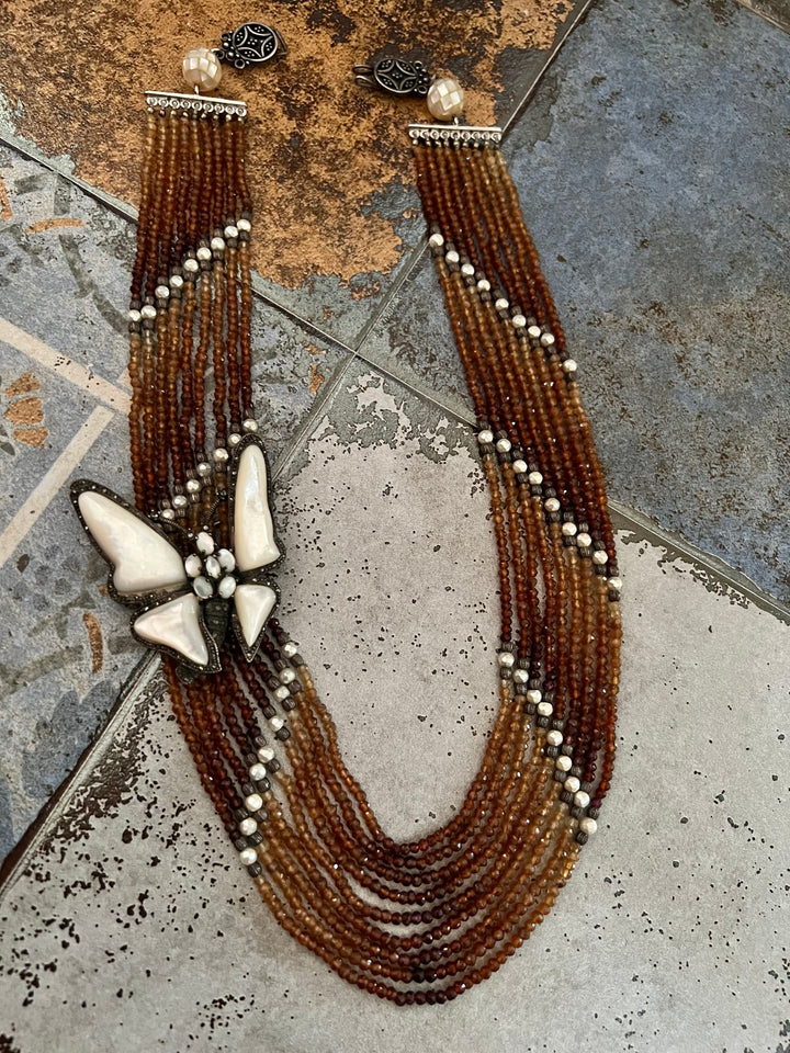 SHIVKA Vintage Pure 925 Silver Necklace