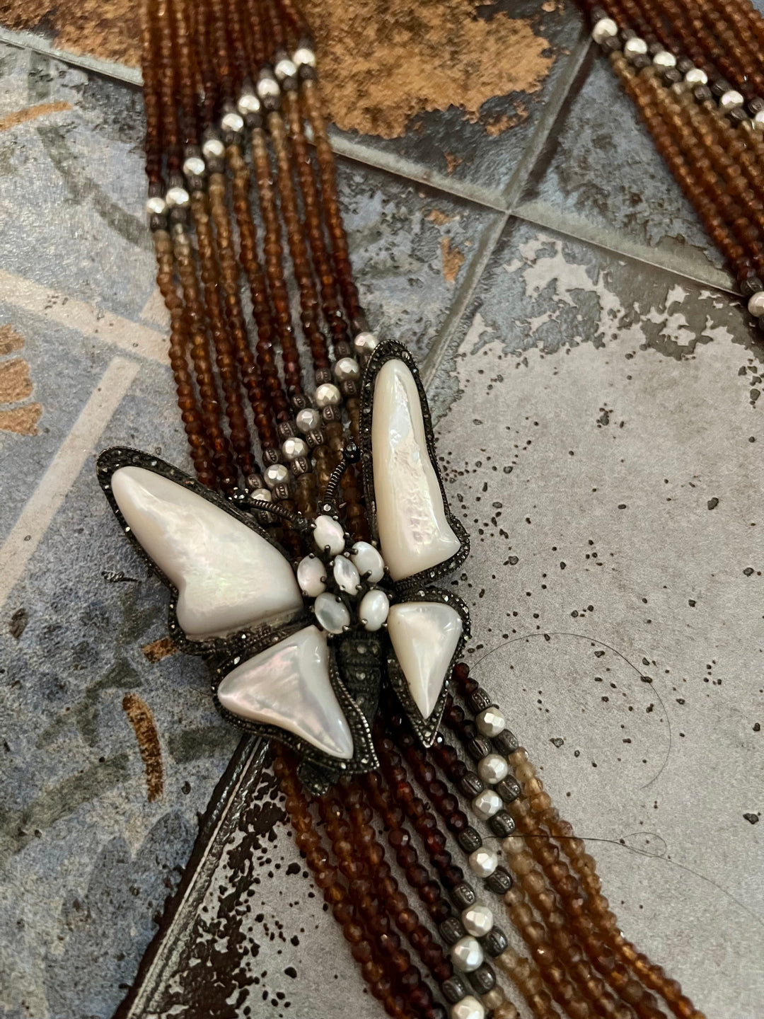 SHIVKA Vintage Pure 925 Silver Necklace