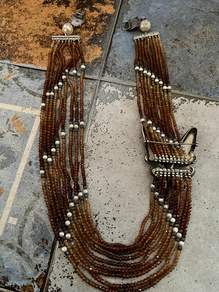 SHIVKA Vintage Pure 925 Silver Necklace