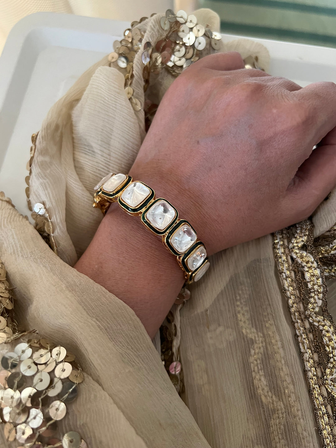 Exclusive Polki Kundan Bangle