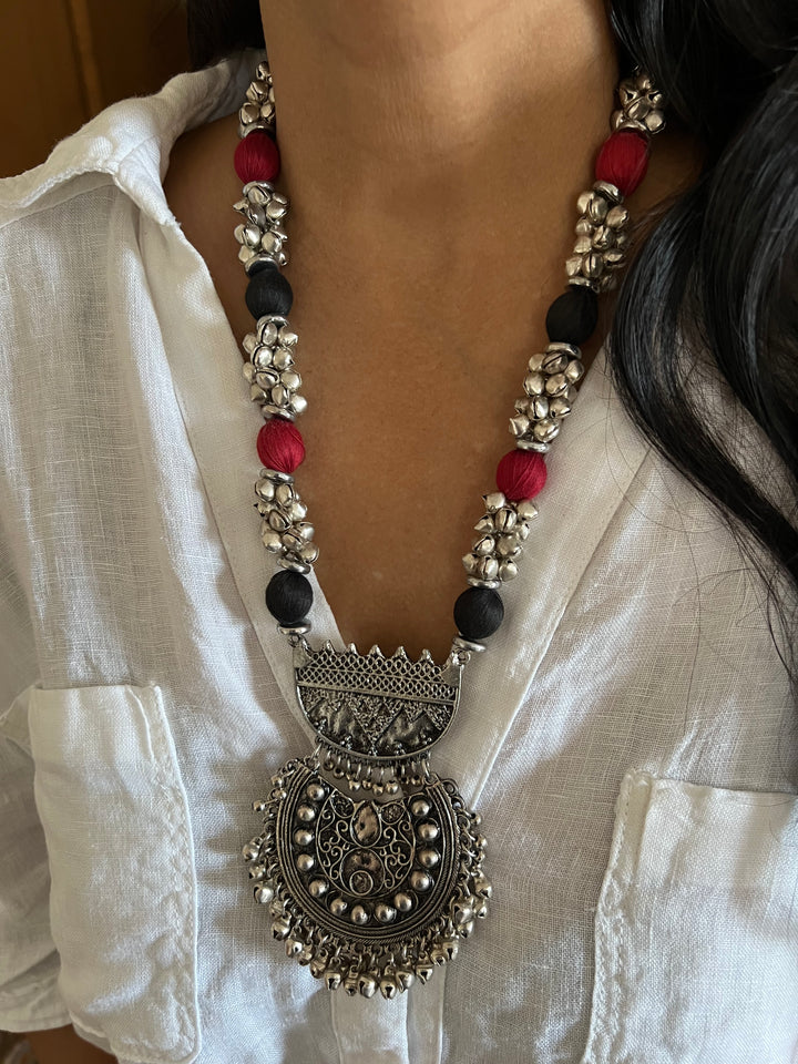 Handcrafted Brass Ghungroo Statement Necklace