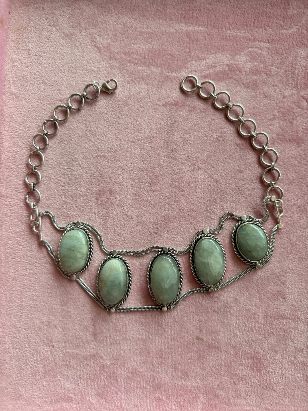 Statement Natural Quartz Gemstone Choker / One-of-a-kind Jewelry/ Indian Choker