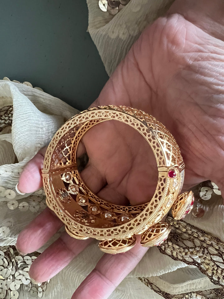 Statement Wedding Kundan Cuff