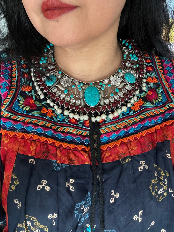 Elegant Necklace with Earrings