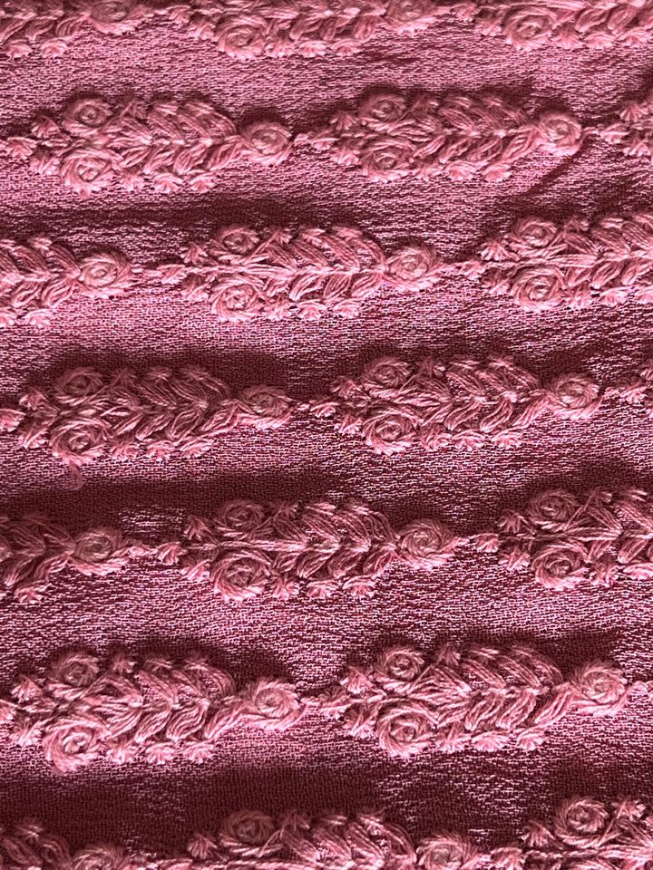 Shivka Embroidered Stole/ Lucknowi Stole