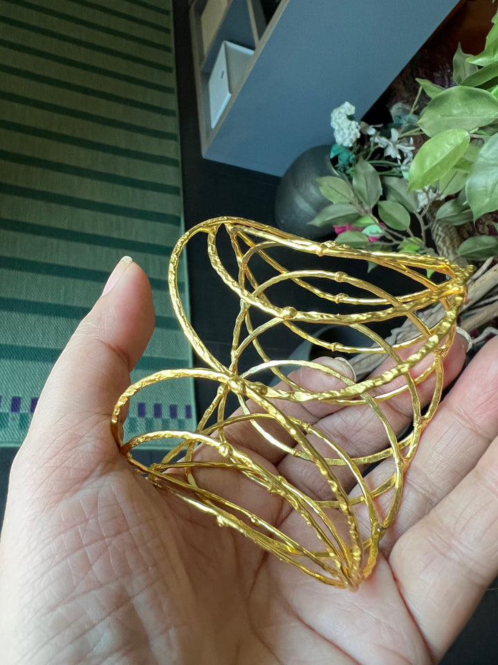 Exquisite Brass Open Cuff - Unparalleled Quality and Style