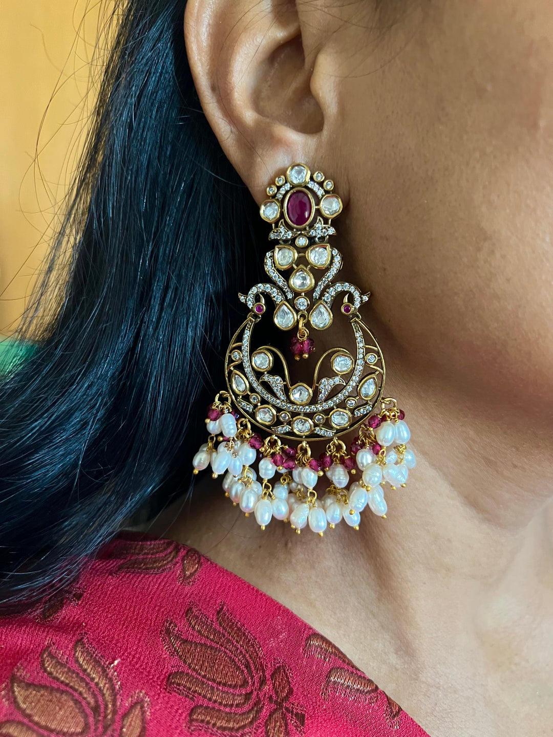 Victorian Kundan Earrings