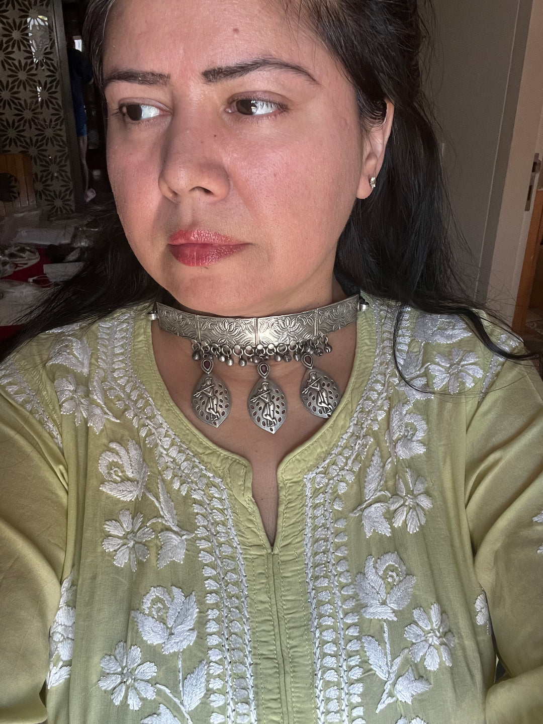 Lord Krishna Antique Choker