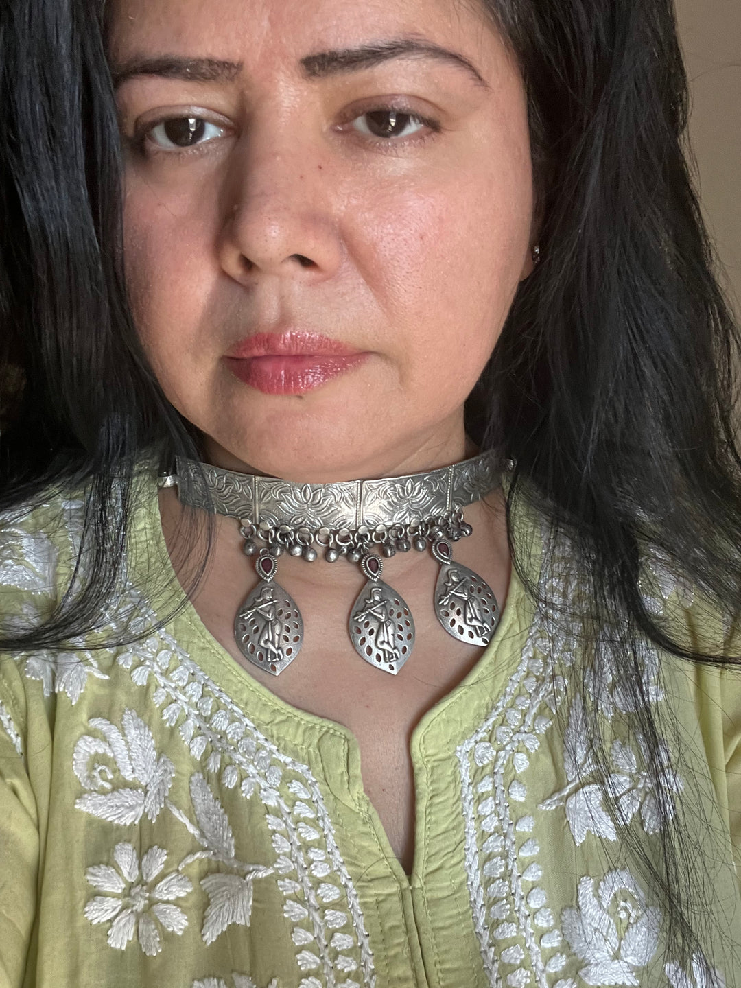 Lord Krishna Antique Choker