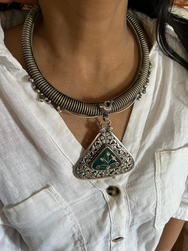 Vintage Pure 925 Silver Necklace