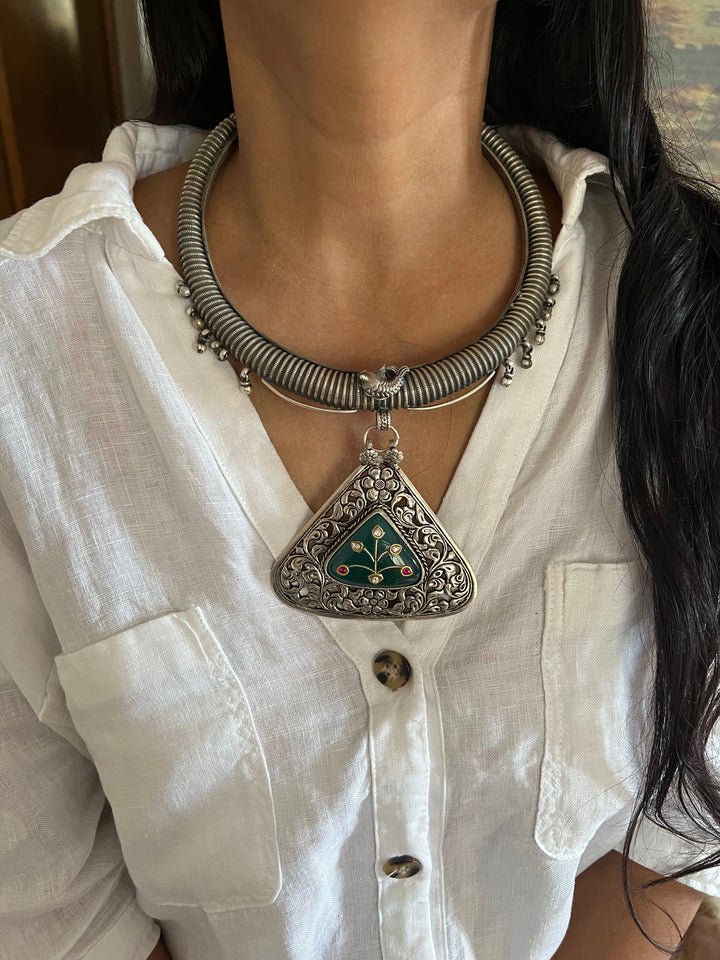 Vintage Pure 925 Silver Necklace