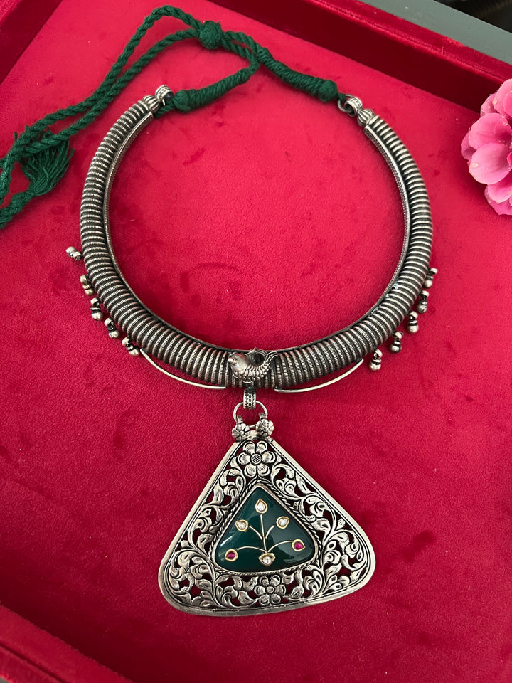 Vintage Pure 925 Silver Necklace