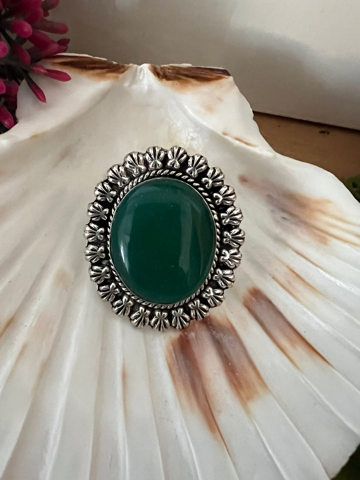 Statement Natural Gemstone Ring