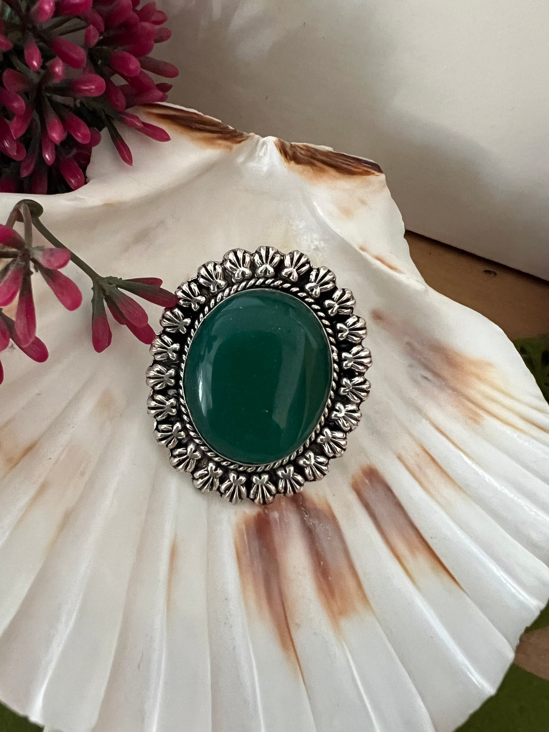 Statement Natural Gemstone Ring