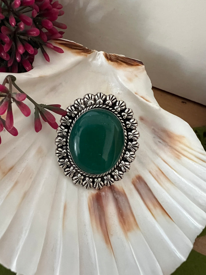 Statement Natural Gemstone Ring