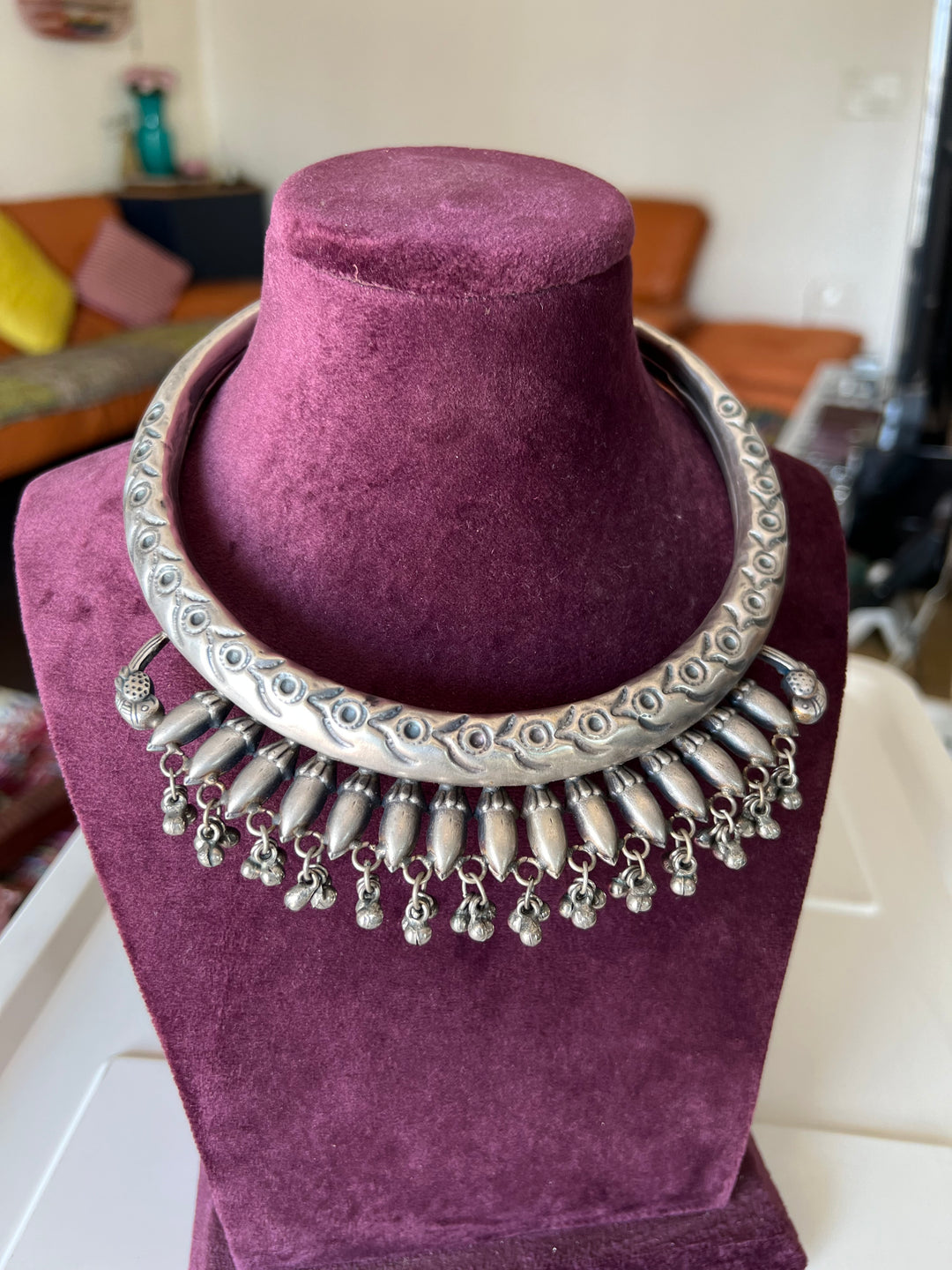 Antique Brass Hasli Necklace - A Timeless Masterpiece