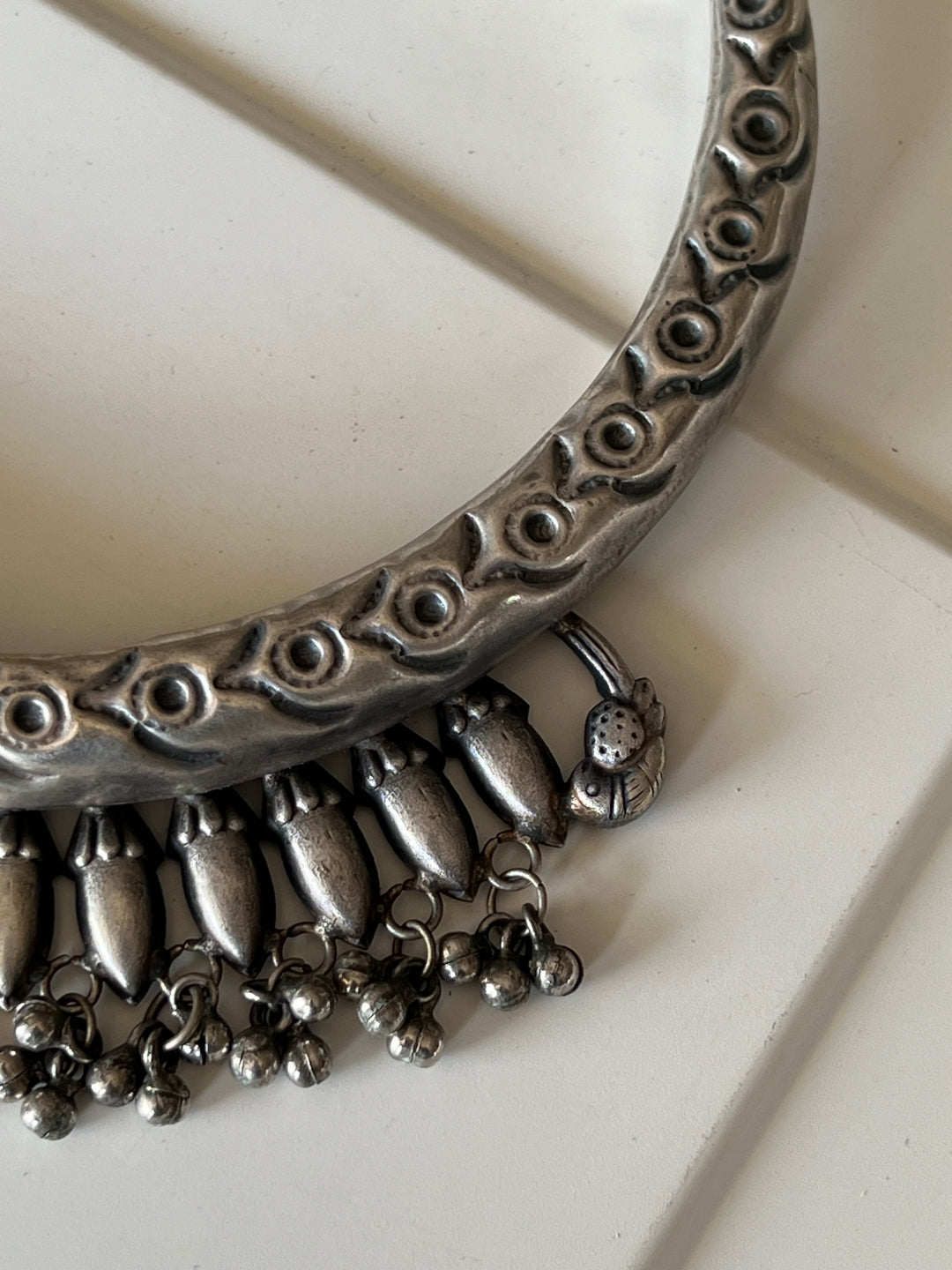 Antique Brass Hasli Necklace - A Timeless Masterpiece