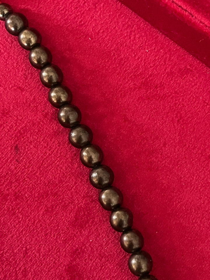 Handmade Brass and Bead Tribal Coin Necklace – Embrace Tribal Elegance