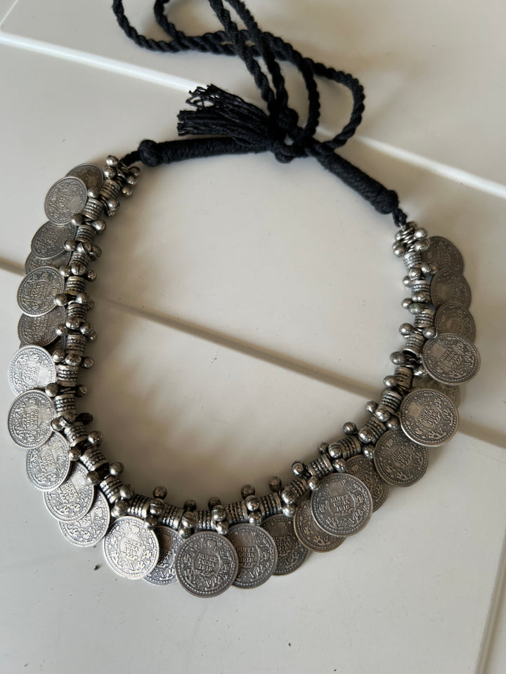 Antique Coin Necklace - Elevate Your Elegance