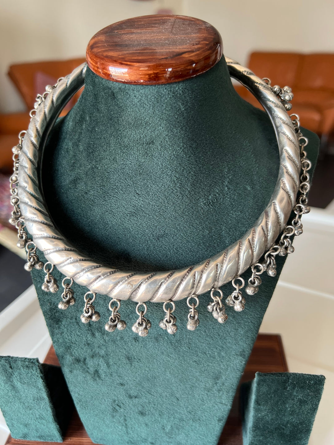 Antique Brass Hasli Necklace - A Timeless Masterpiece