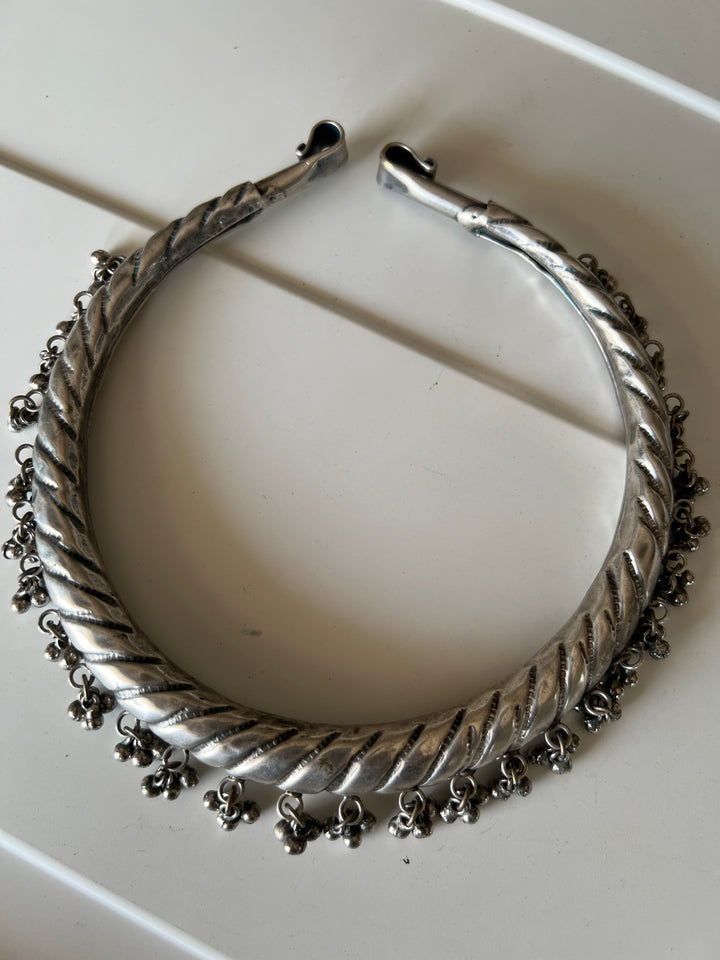 Antique Brass Hasli Necklace - A Timeless Masterpiece