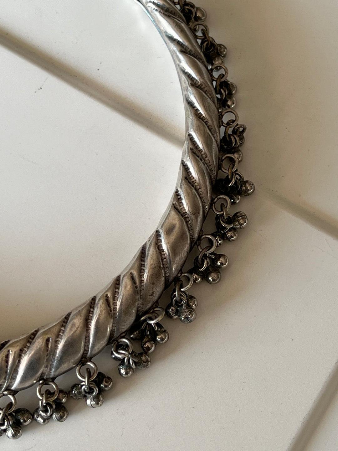 Antique Brass Hasli Necklace - A Timeless Masterpiece