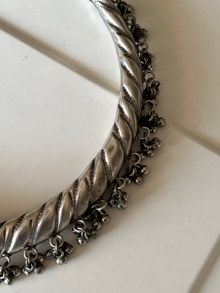 Antique Brass Hasli Necklace - A Timeless Masterpiece