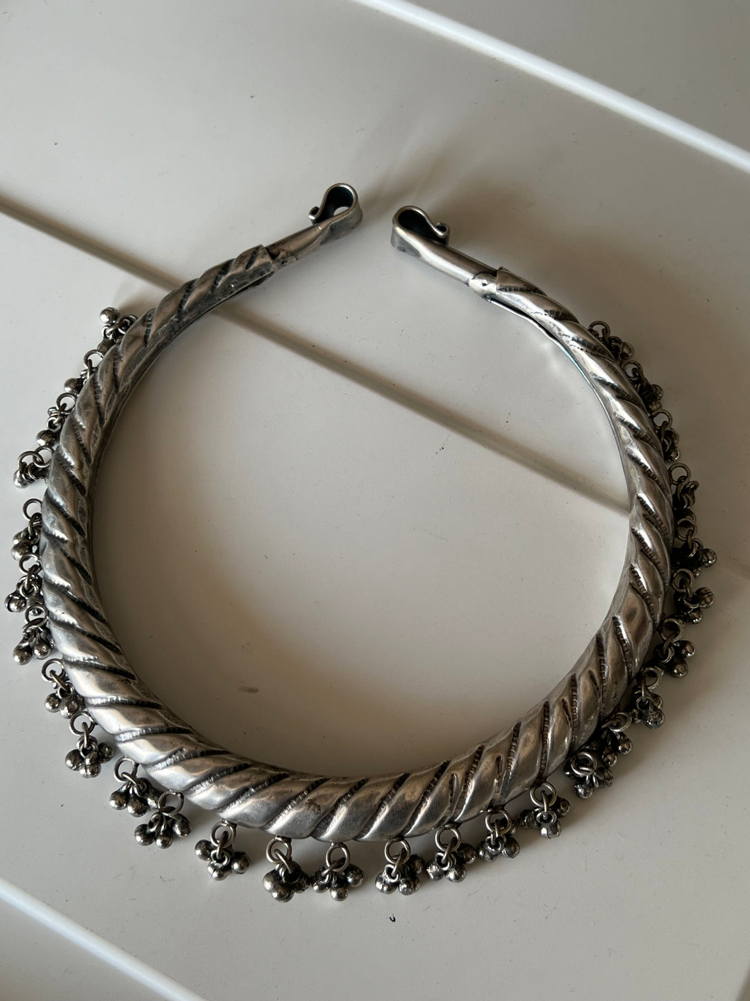 Antique Brass Hasli Necklace - A Timeless Masterpiece