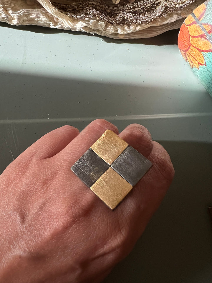 Chess Board Ring