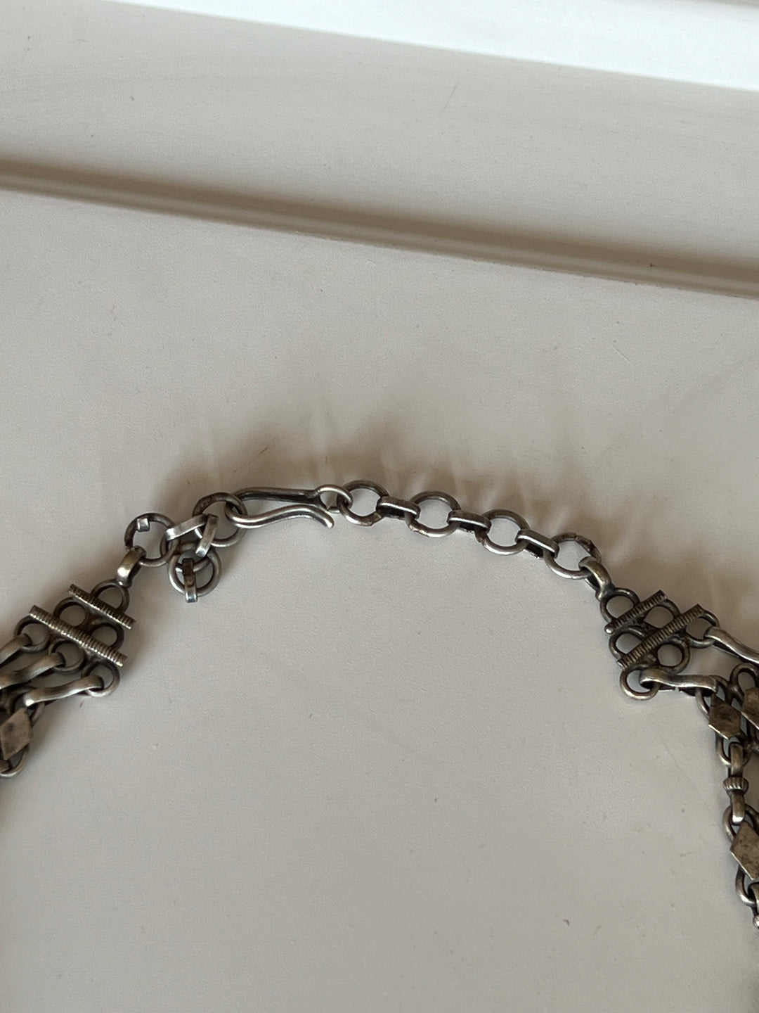 Exquisite Antique Enamelled Pendant Necklace - Elevate Your Elegance