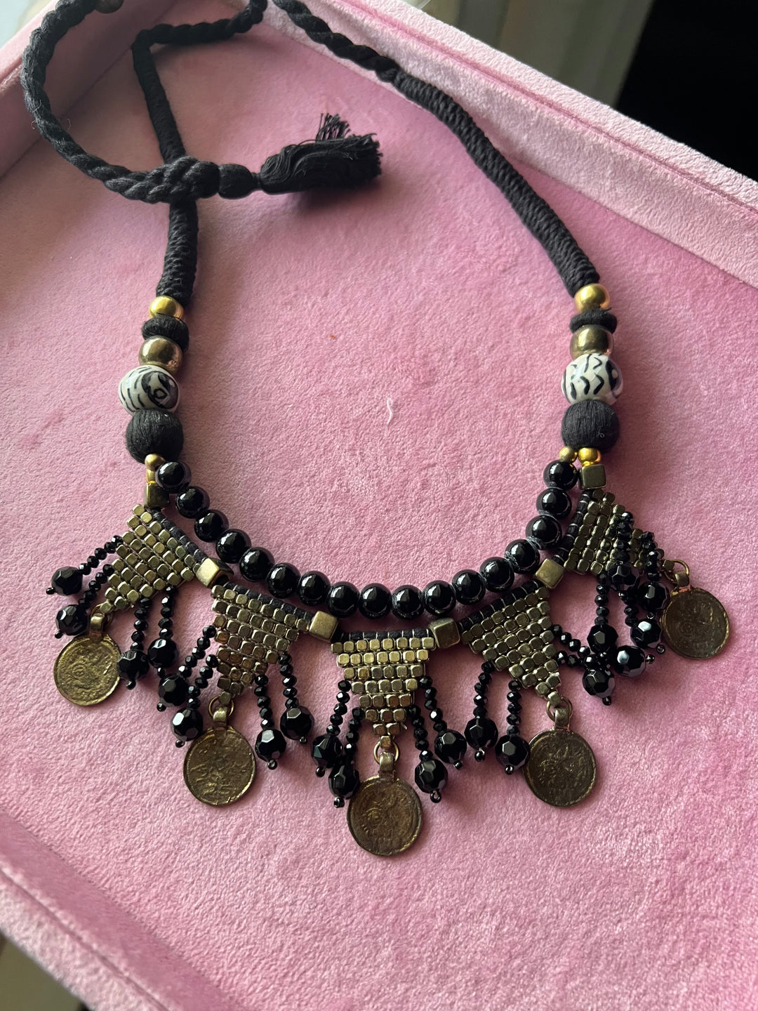Antique Tribal Coin Necklace
