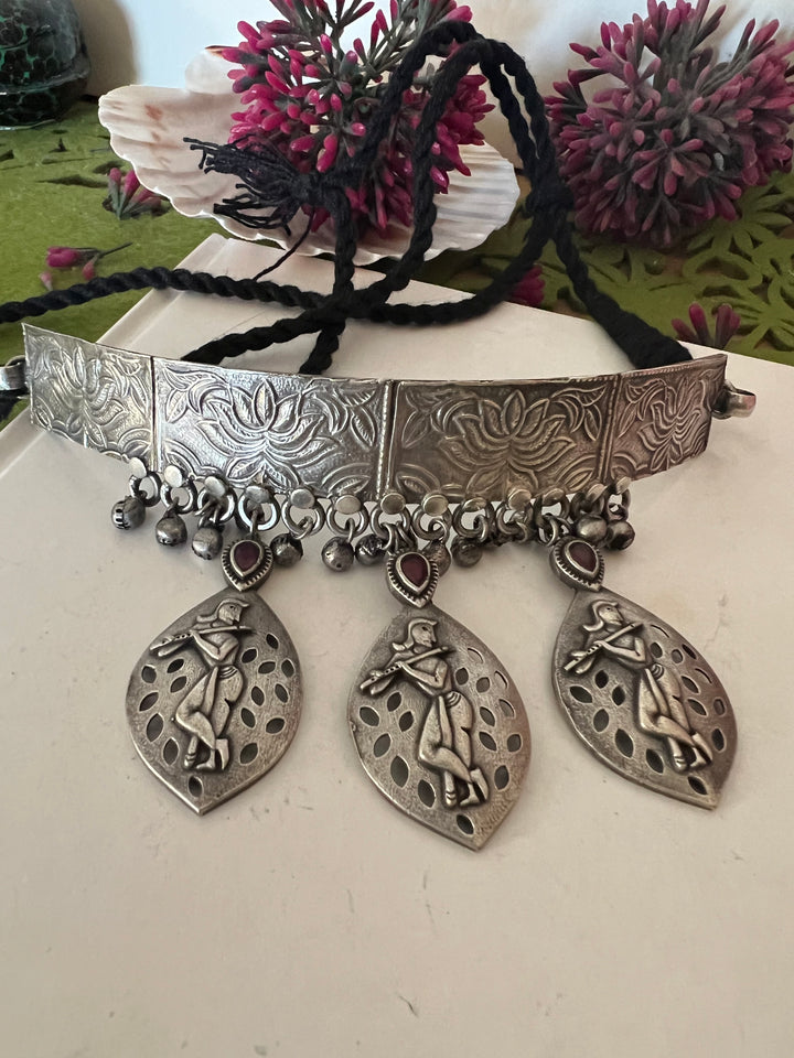 Lord Krishna Antique Choker