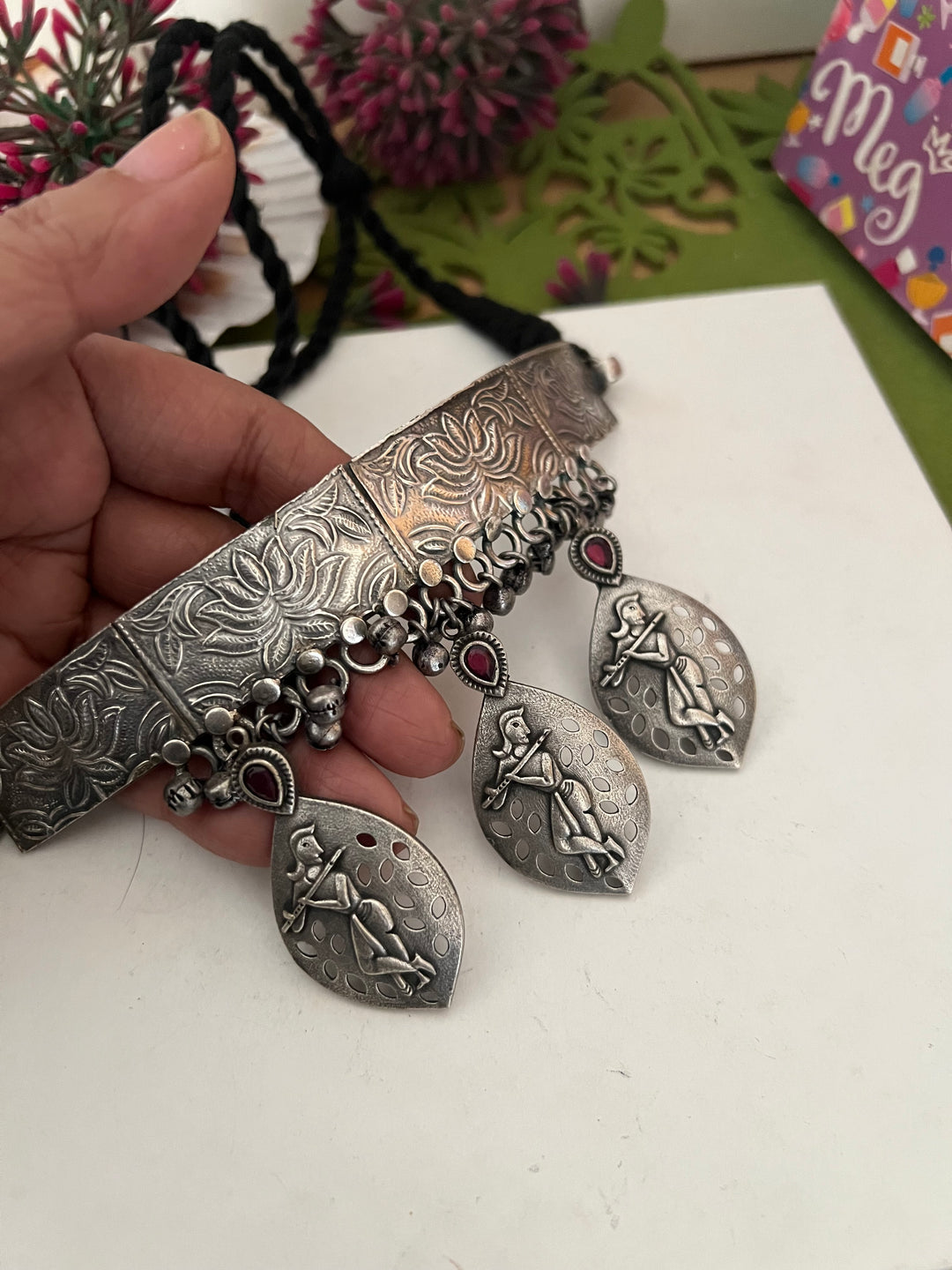 Lord Krishna Antique Choker