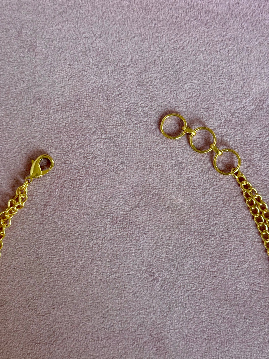 Tibetan Matrix Turquoise Pod Gold-Tone Choker Necklace