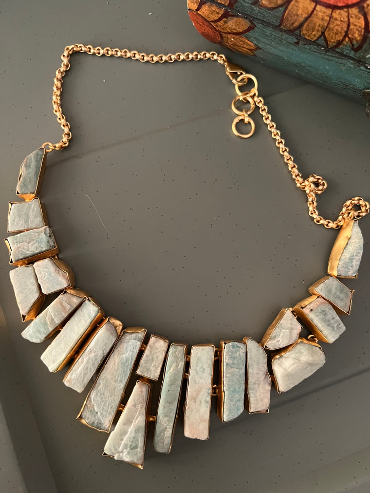 Exquisite Natural Amazonite Necklace - Premium Quality Craftsmanship