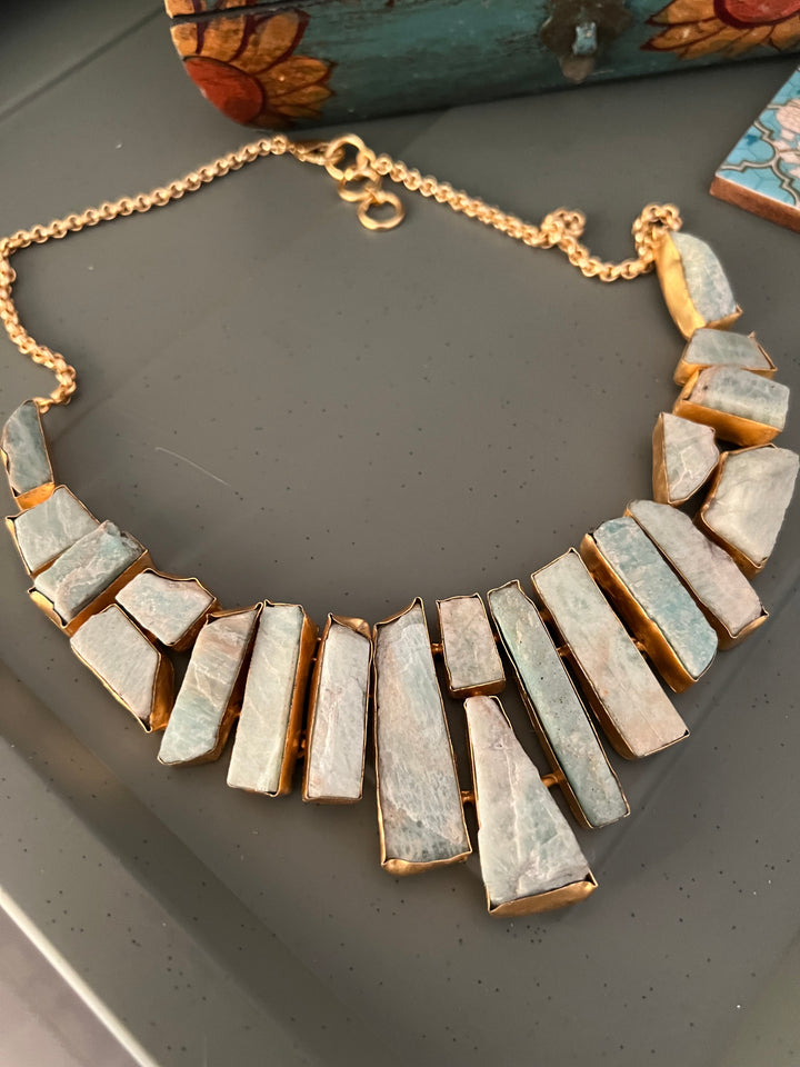 Exquisite Natural Amazonite Necklace - Premium Quality Craftsmanship
