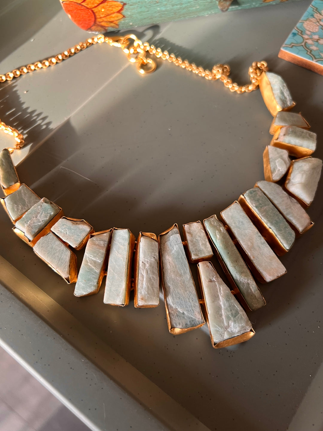 Exquisite Natural Amazonite Necklace - Premium Quality Craftsmanship
